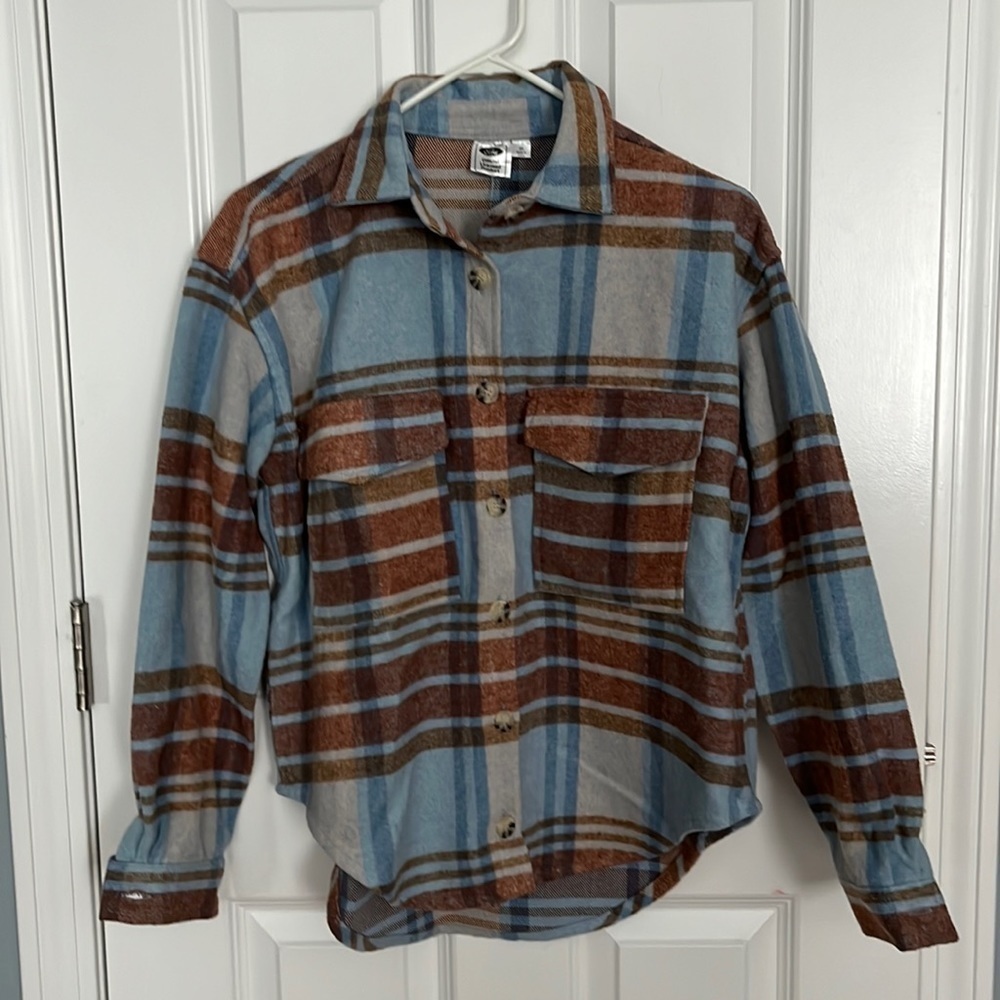 NWT Ford Bronco Truck Plaid Shirt Flannel Top Jacket